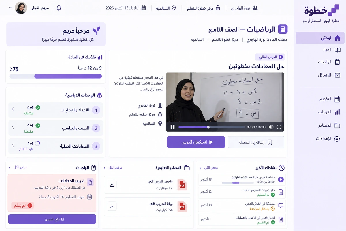 Khotwa — fictional interface design